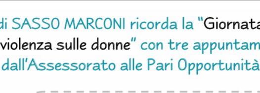 locandina eventi sulla violenza